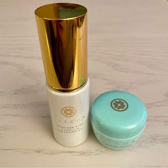 Tatcha Skincare Bundle - Pure One Step Camellia Cleansing Oil & The Water Cream - Picture 2 of 10